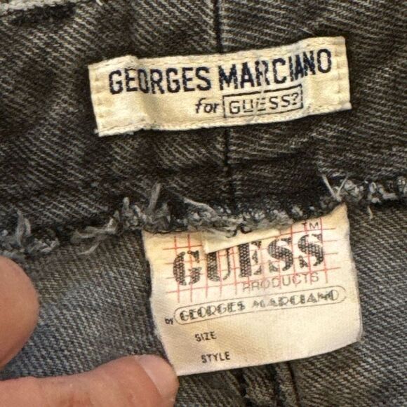 Vintage guess jeans with ankle zippers 30 - Picture 2 of 7
